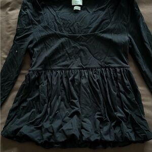 Wilfred Black Long Sleeve Blouse